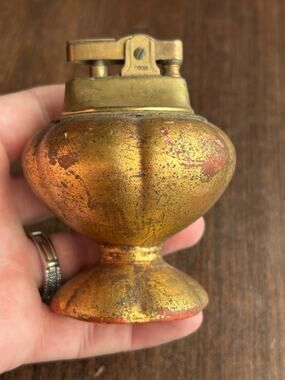 Vintage mid-century table lighter marked JAPAN